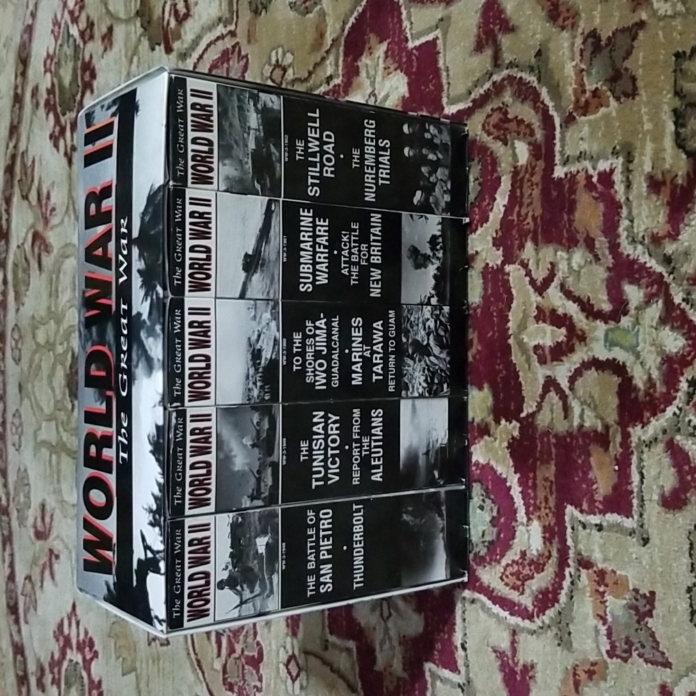 World War II The Great War VHS collection